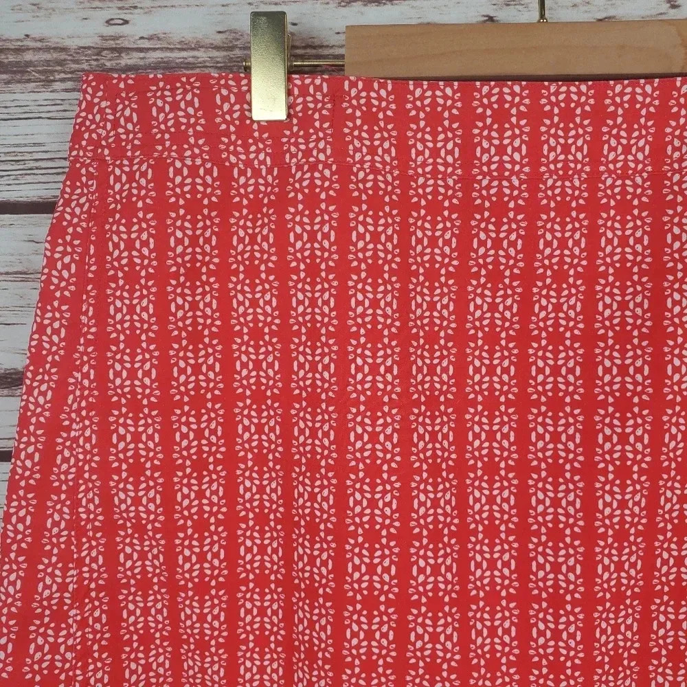 RipSkirt Womens Large Style 1 Red/White "Sunflower Seeds" Short Wrap Skirt - Picture 2 of 9